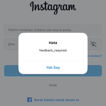 Instagram Hesabım Haksız Yere Kapatıldı