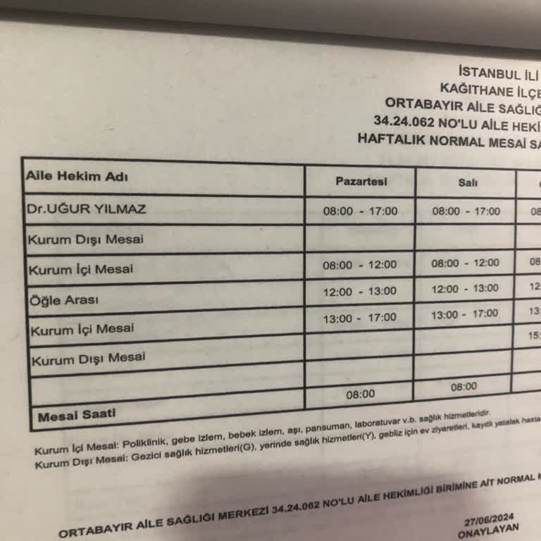 Aile Hekiminin Sürekli Yokluğu Ve Sağlık Raporu Sorunu