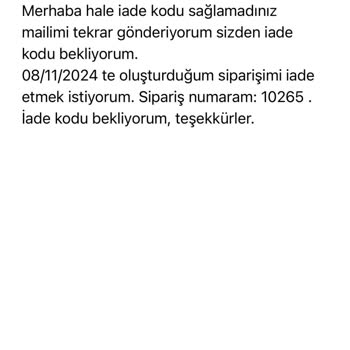 İade Sürecinde İletişim Sorunları Ve Yanlış Kargo Bilgisi