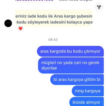 İade Sürecinde İletişim Sorunları Ve Yanlış Kargo Bilgisi