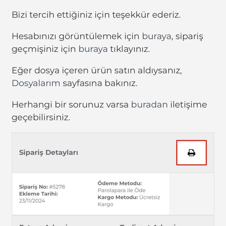 Teslim Edilmeyen Ürün Ve İletişim Sorunları