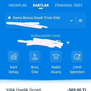 Denizbank Kart Aidatı Haksızlığı
