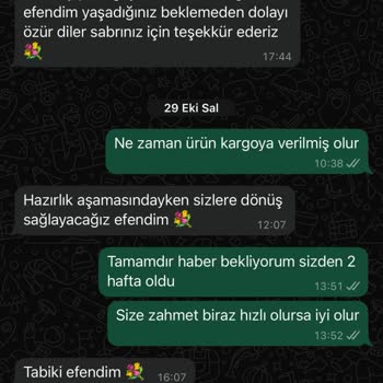 Sipariş Sürecinde Yaşanan Aksaklıklar Ve İletişim Sorunları