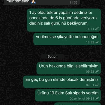 Sipariş Sürecinde Yaşanan Aksaklıklar Ve İletişim Sorunları