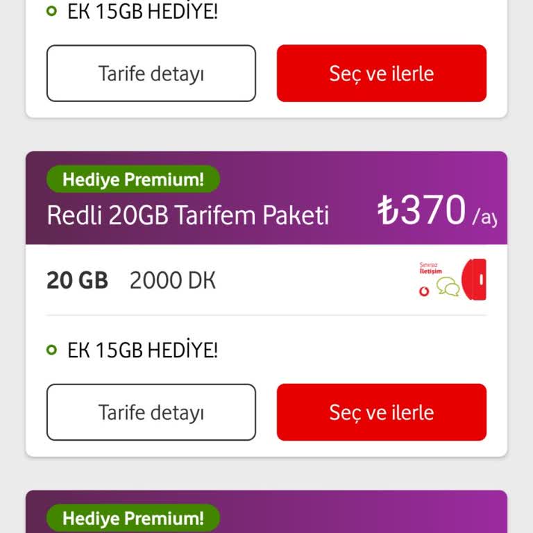 Vodafone Uzun Süreli Aboneye Uygun Tarife Sunulmaması