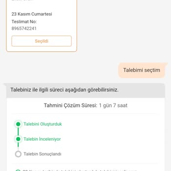 Eksik Gönderilen Nevresim Takımı Ve Uzayan İnceleme Süreci
