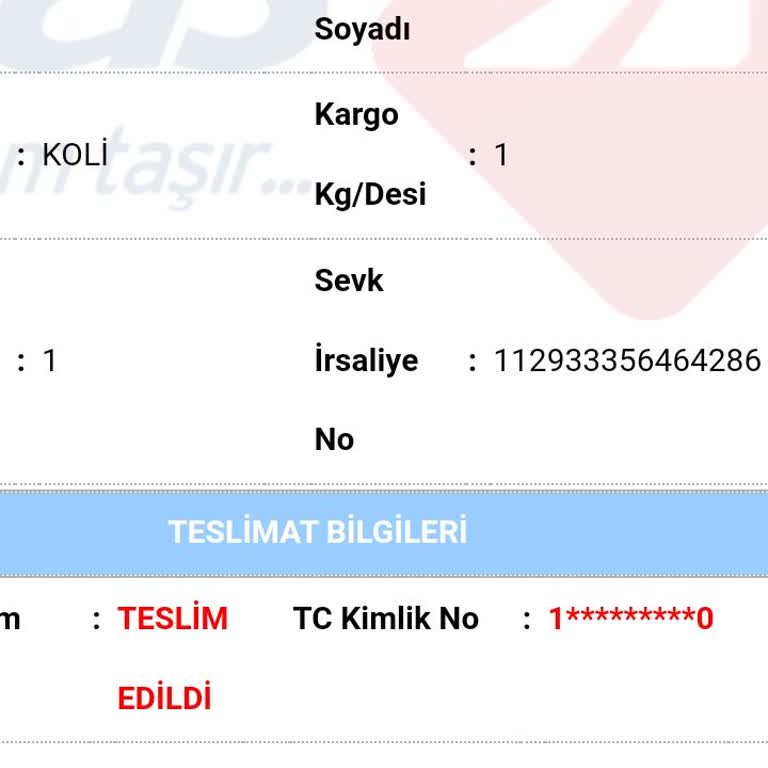 Aras Kargo Yanlış Teslimat Ve İletişim Sorunu!