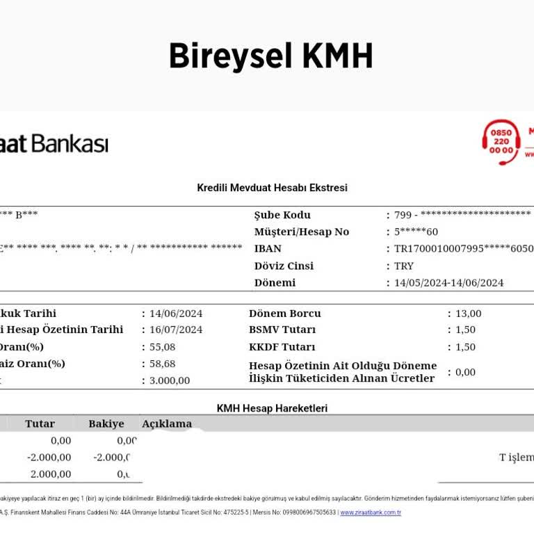 İzinsiz Açılan KMH Hesabı Ve Kapatma Zorluğu