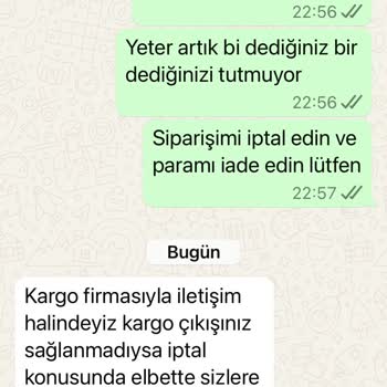 16 Gündür Gelmeyen Sipariş Ve Sürekli Yalanlar