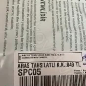 Nazok Tekstil Ürünleri Yanlış Ürün Gönderme!