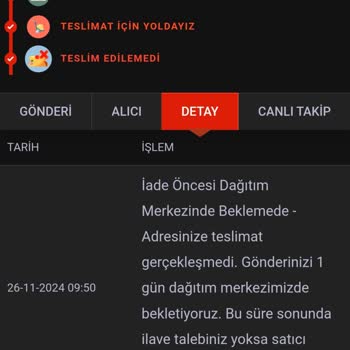 Kargo Teslimatında Yaşanan Sorun Ve İletişim Eksikliği