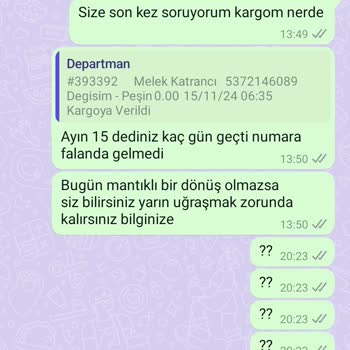 Yanlış Gönderilen Ürün Ve İletişim Sorunları