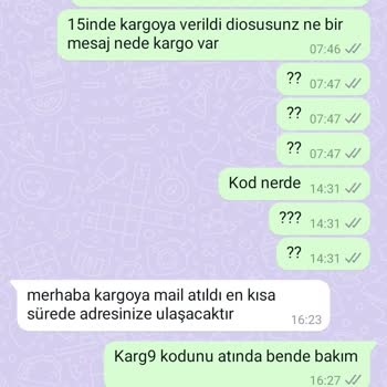 Yanlış Gönderilen Ürün Ve İletişim Sorunları