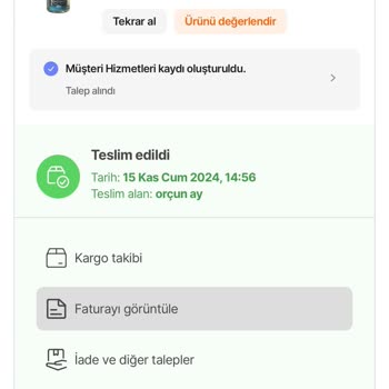 Yanlış Ürün Gönderimi Ve İletişim Sorunları
