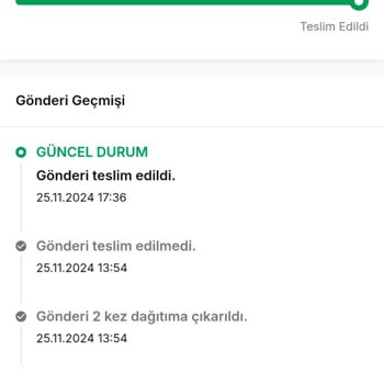 Aras Kargo'nun Yanıltıcı Teslimat Süreci