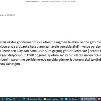 Kayıp Paranın İzini Süremiyorum!