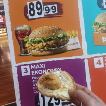 Popeyes Ekonomik Menü Hayal Kırıklığı