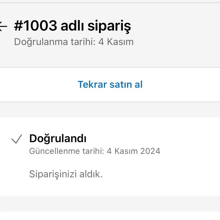 Sipariş Gecikmesi Ve İletişim Sorunları
