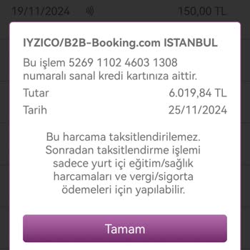 Kredi Kartı Bilgilerimin İzinsiz Kullanımı Ve 3D Güvenlik Eksikliği