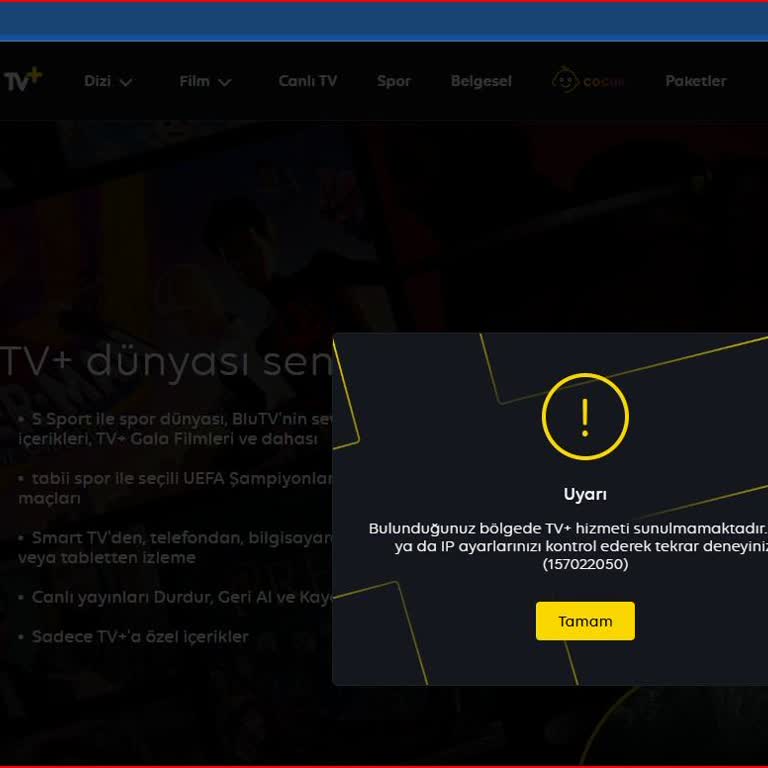 TV+ Uygulaması Wi-Fi'da Çalışmıyor: Müşteri Hizmetleri Yanıt Vermiyor