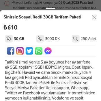 Vodafone Tarifelerinde Ani Fiyat Artışı