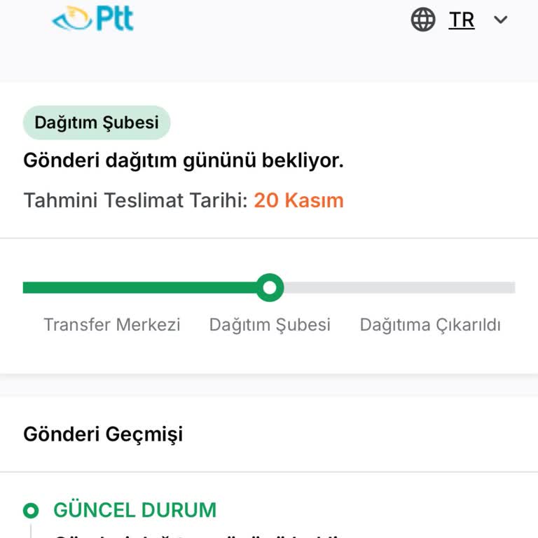 PTT Kargo Teslimatındaki Gecikme Ve İletişim Sorunları
