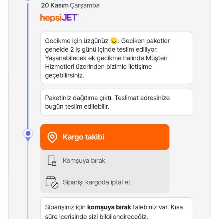 Hepsijet Teslim Edilmeyen Kargo Mağduriyeti!