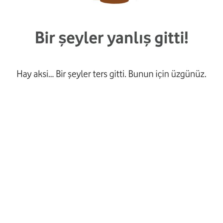 Çark Çevirmede Sürekli Hata Uyarısı
