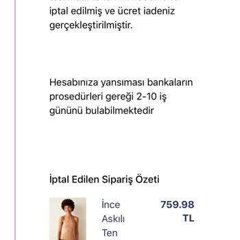 Penti Online Siparişlerinde Stok Sorunu Ve Müşteri Hizmetleri