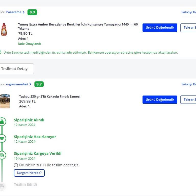 Pazarama'dan Alışverişte Teslimat Sorunları
