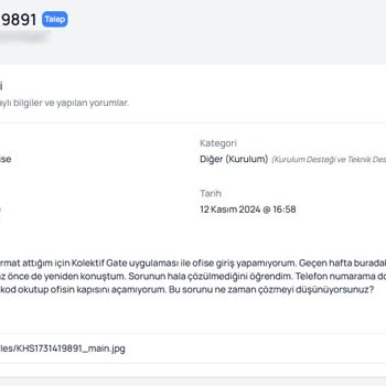 Kolektif Gate Uygulaması İle Giriş Sorunu Ve Yetersiz Destek