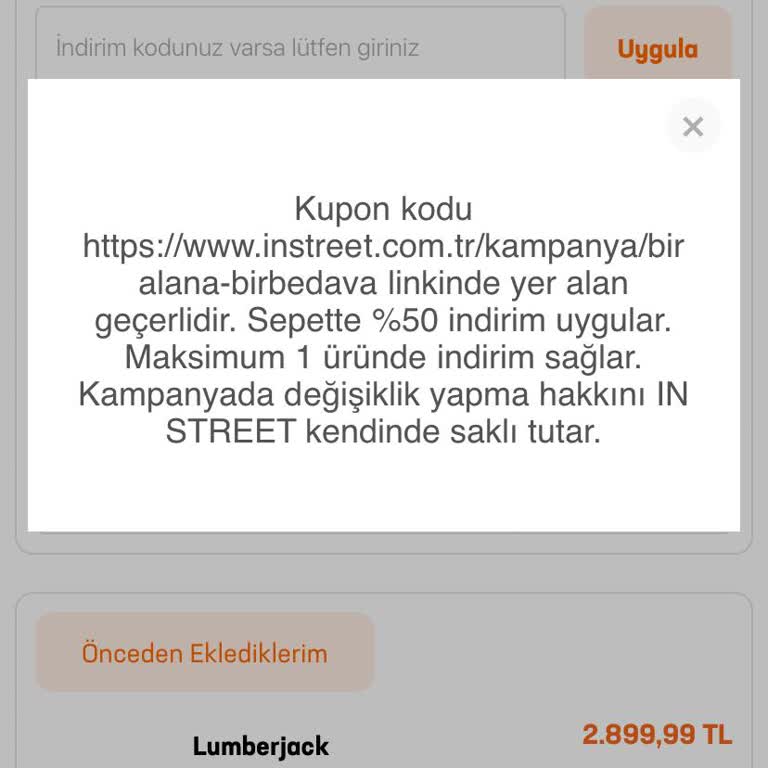 İndirim Kampanyasında Eksik Ürün Ve Yanıltıcı Kupon Sorunu