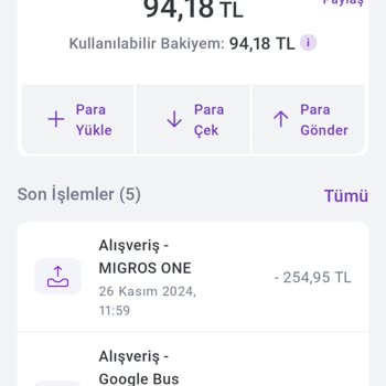 İade Edilmeyen Para Ve Hadi Kart Sorunu