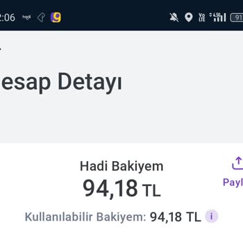 İade Edilmeyen Para Ve Hadi Kart Sorunu