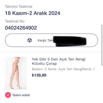 Eksik Teslimat Ve İptal Edilen Siparişler
