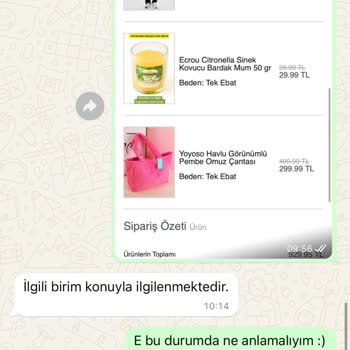 Eksik Ürünler Ve İptal Edilen Siparişler Karşısında Mağduriyet