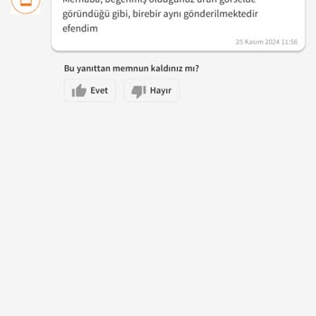 Yanlış Ürün Gönderimi Ve Müşteri Hizmetleri Sorunu