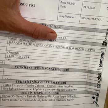 Karaca Kahve Makinesi Servisi Hayal Kırıklığı