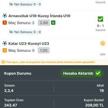 Haksız Kazanç Kesintisi Ve Yanıltıcı Bahis Maçı