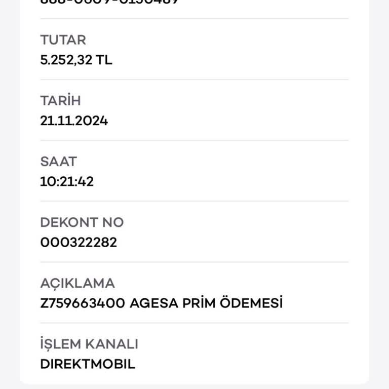 Hayat Sigortası Ücreti İadesi Talebi