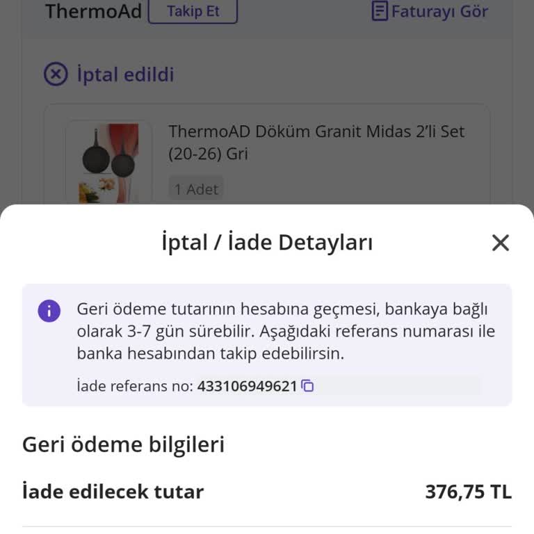 N11'de Tava Takımı Siparişim Neden İptal Edildi?