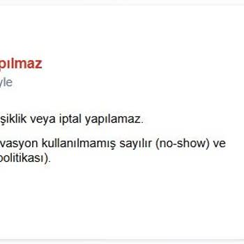 Yanıltıcı İptal Politikası