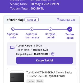 Arızalı Hard Disk İade Sürecinde Mağduriyet