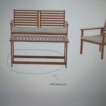 Eksik Parçalarla Gelen Balkon Takımı