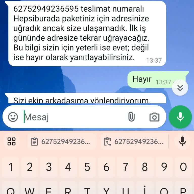 Hepsijet Kargo Teslimatında Yaşanan Gecikme Ve Yanıltıcı Bilgilendirme Sorunu