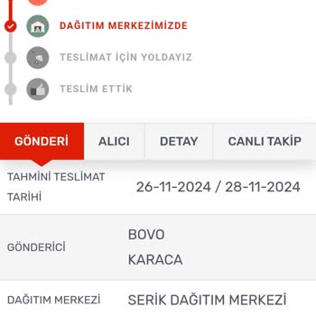 Kargo Teslimatında Büyük Gecikme Ve İletişim Sorunu