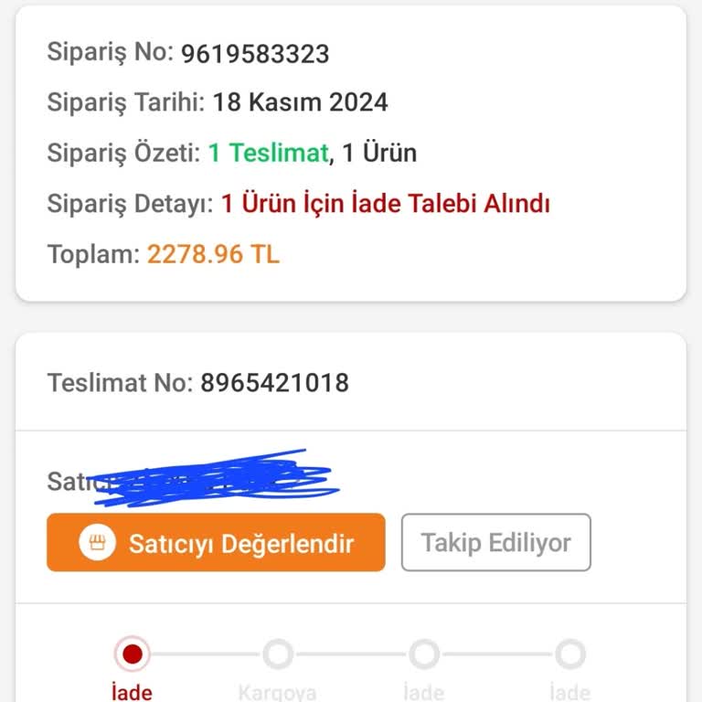 Aras Kargo'nun Yetersiz Hizmetinden Kaynaklanan Mağduriyet