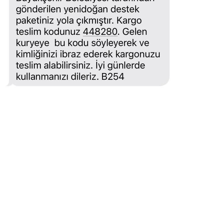 Yenidoğan Destek Paketi Teslimat Sorunu