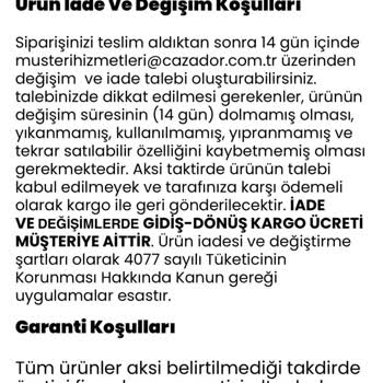 İade Sürecinde Hayal Kırıklığı: 2 Gün Sonra Ret