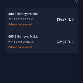 Satın Alınan UC'ler Teslim Edilmedi